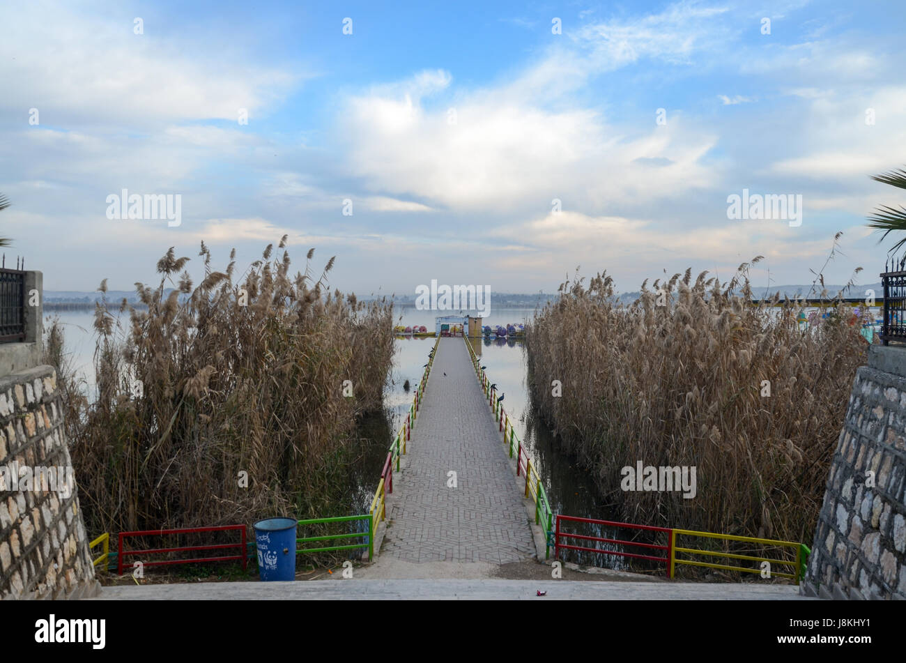 Kallar Kahar Lake, Punjab, Pakistan Banque D'Images