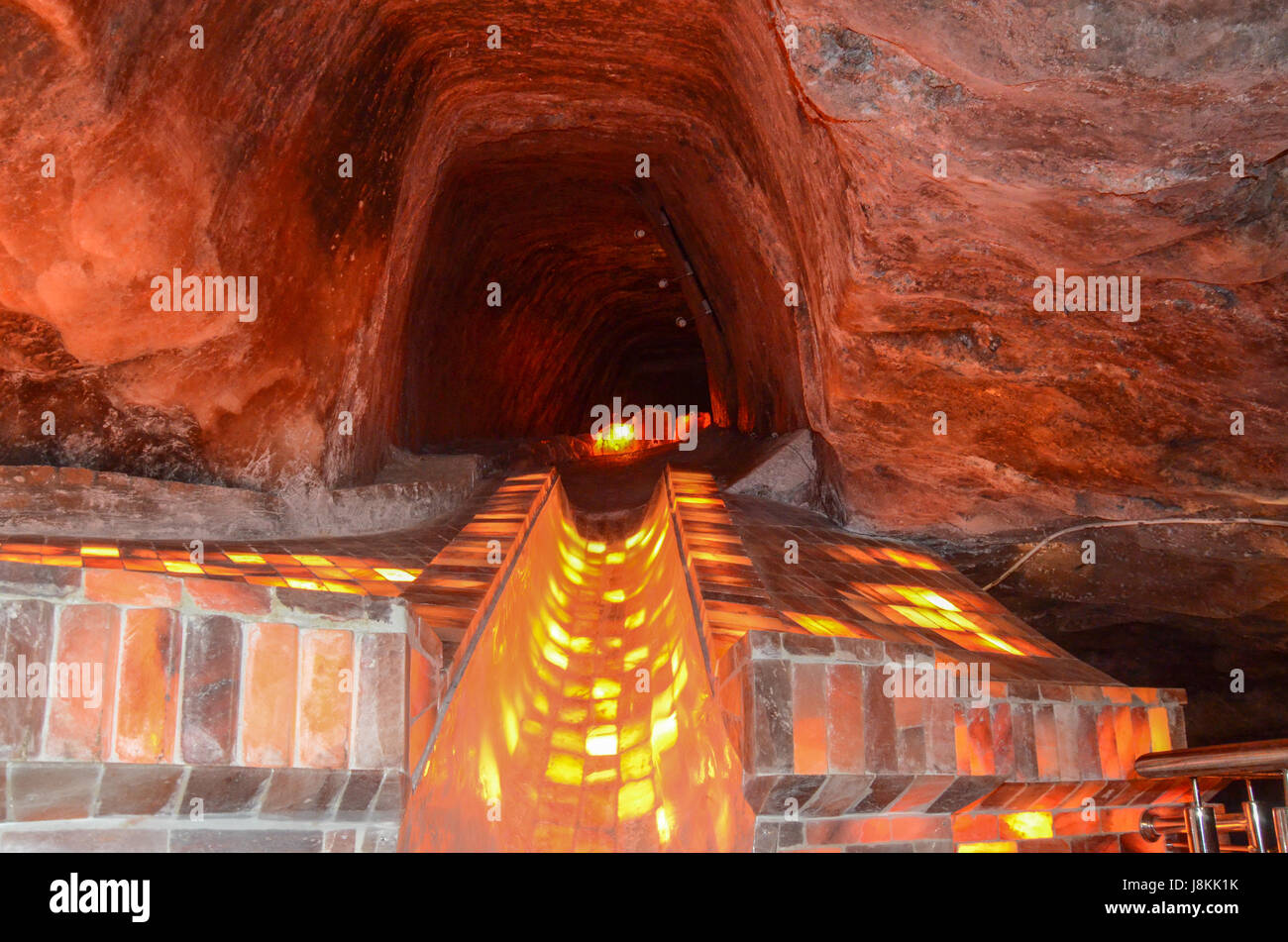 Mines de Sel de Khewra, Punjab, Pakistan Banque D'Images