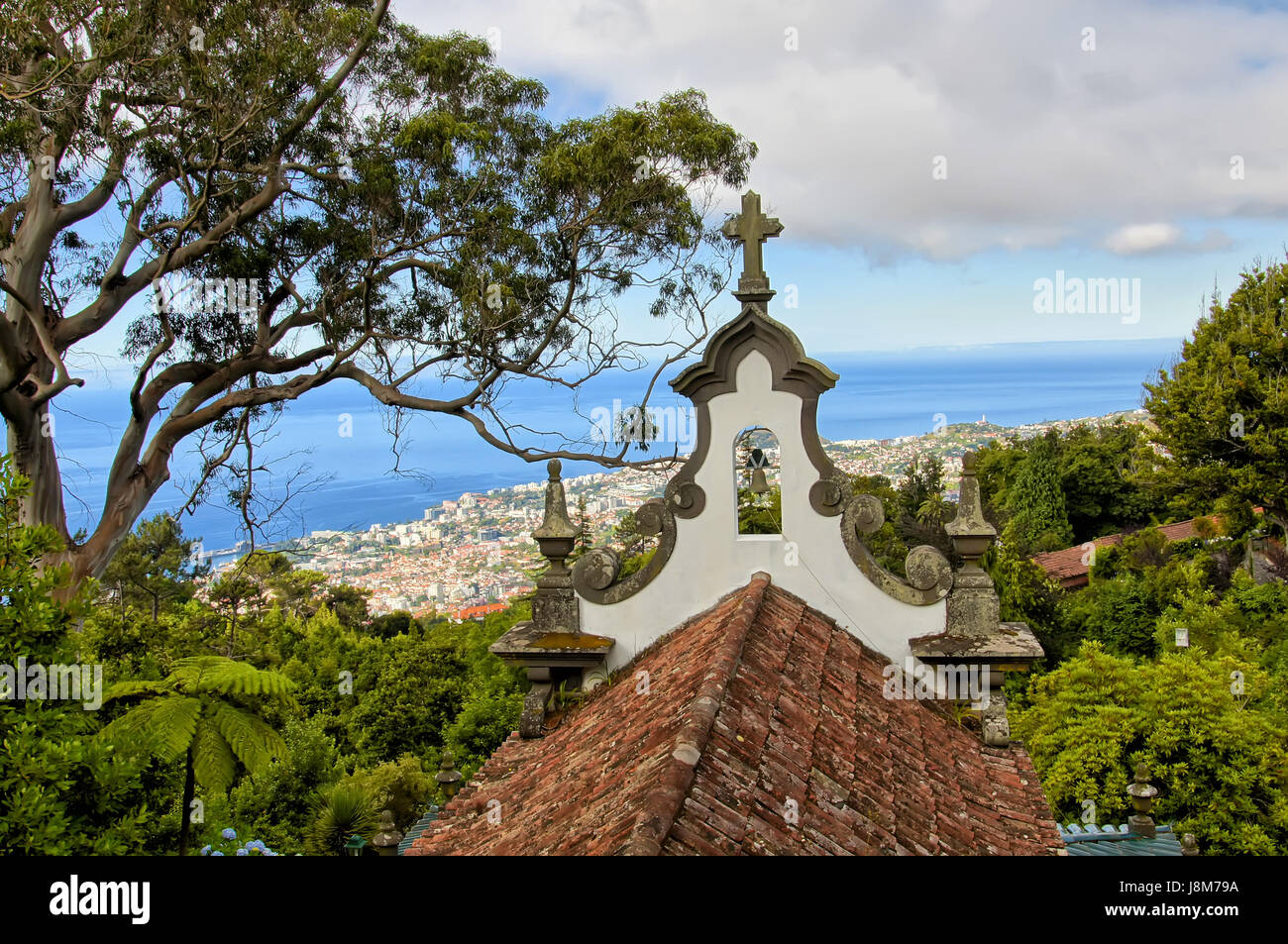 L'église, maison de vacances, vacances, vacances, vacances, port, le Portugal, les ports, Banque D'Images