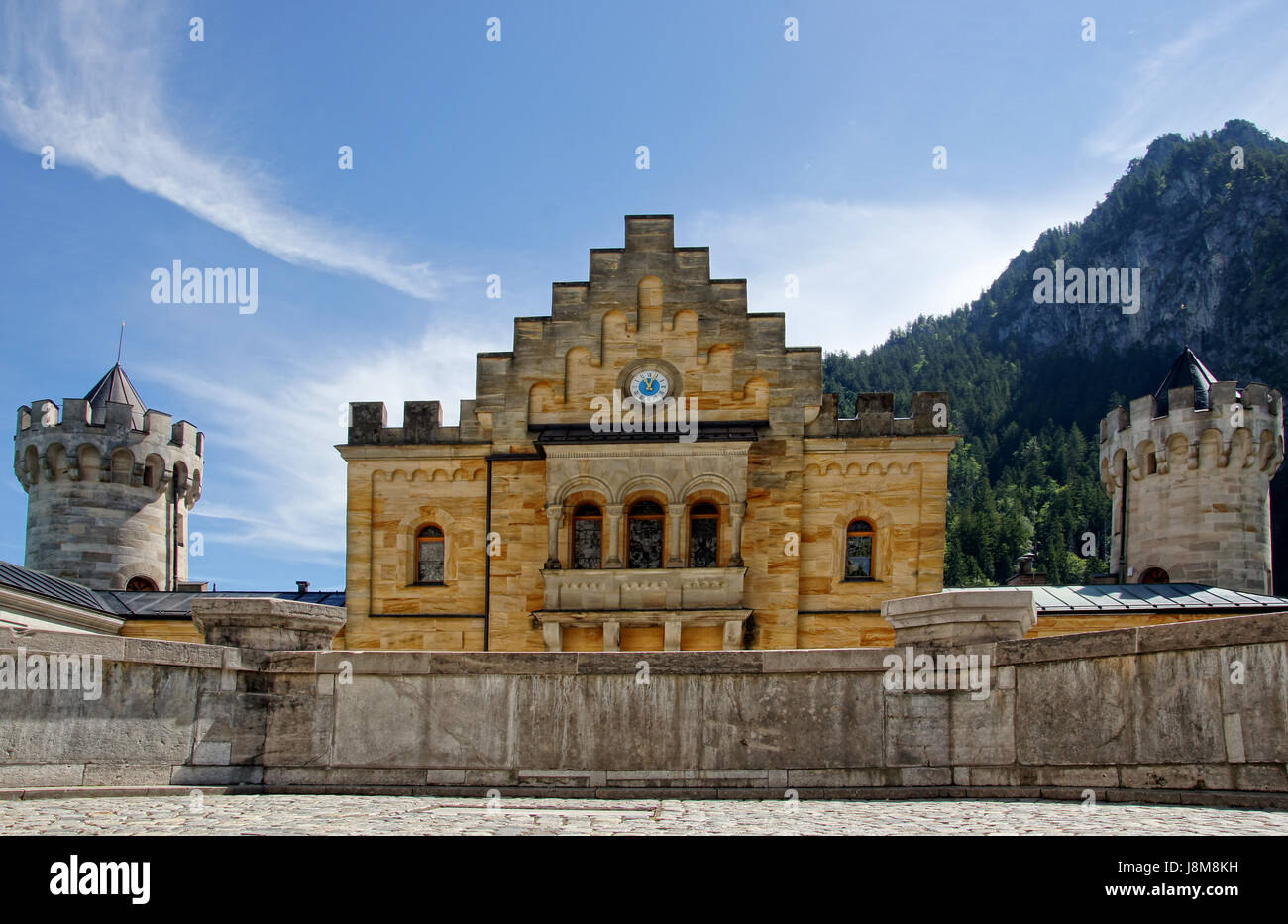 Le château de Neuschwanstein Banque D'Images