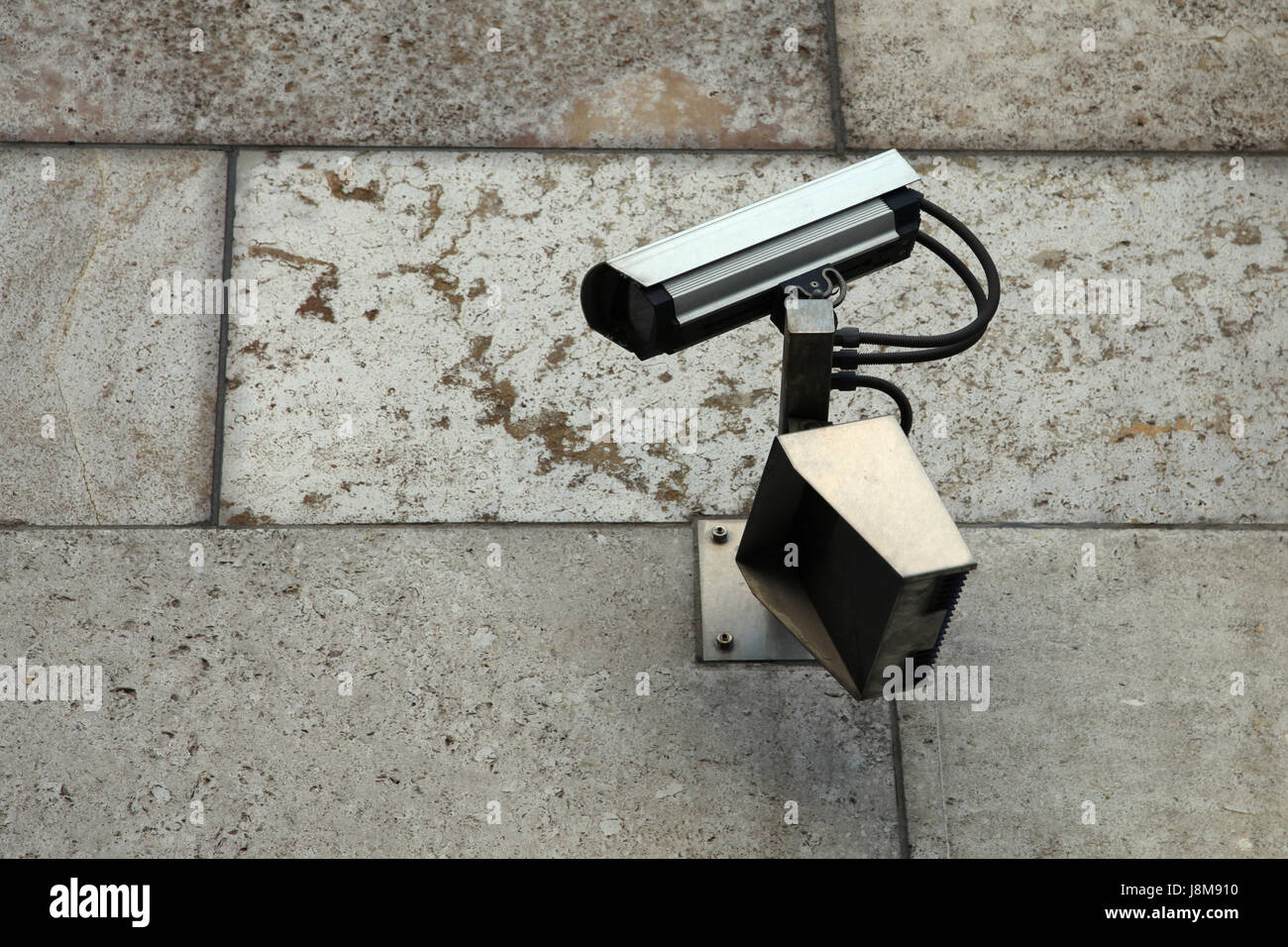 La surveillance, la protection de l'objet, d'une caméra vidéo, sécurité, sécurité, Garde côtière canadienne, façade, Banque D'Images