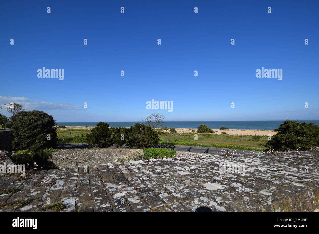 Château de Walmer, Côte du Kent Banque D'Images