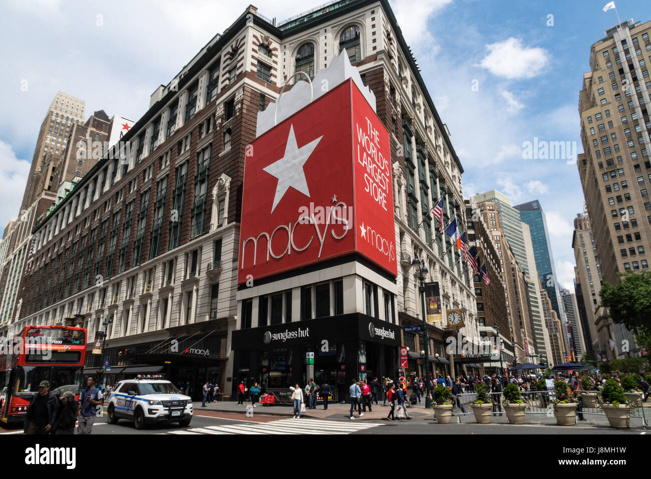 Du grand magasin Macy's Herald Square, à NEW YORK, USA Banque D'Images