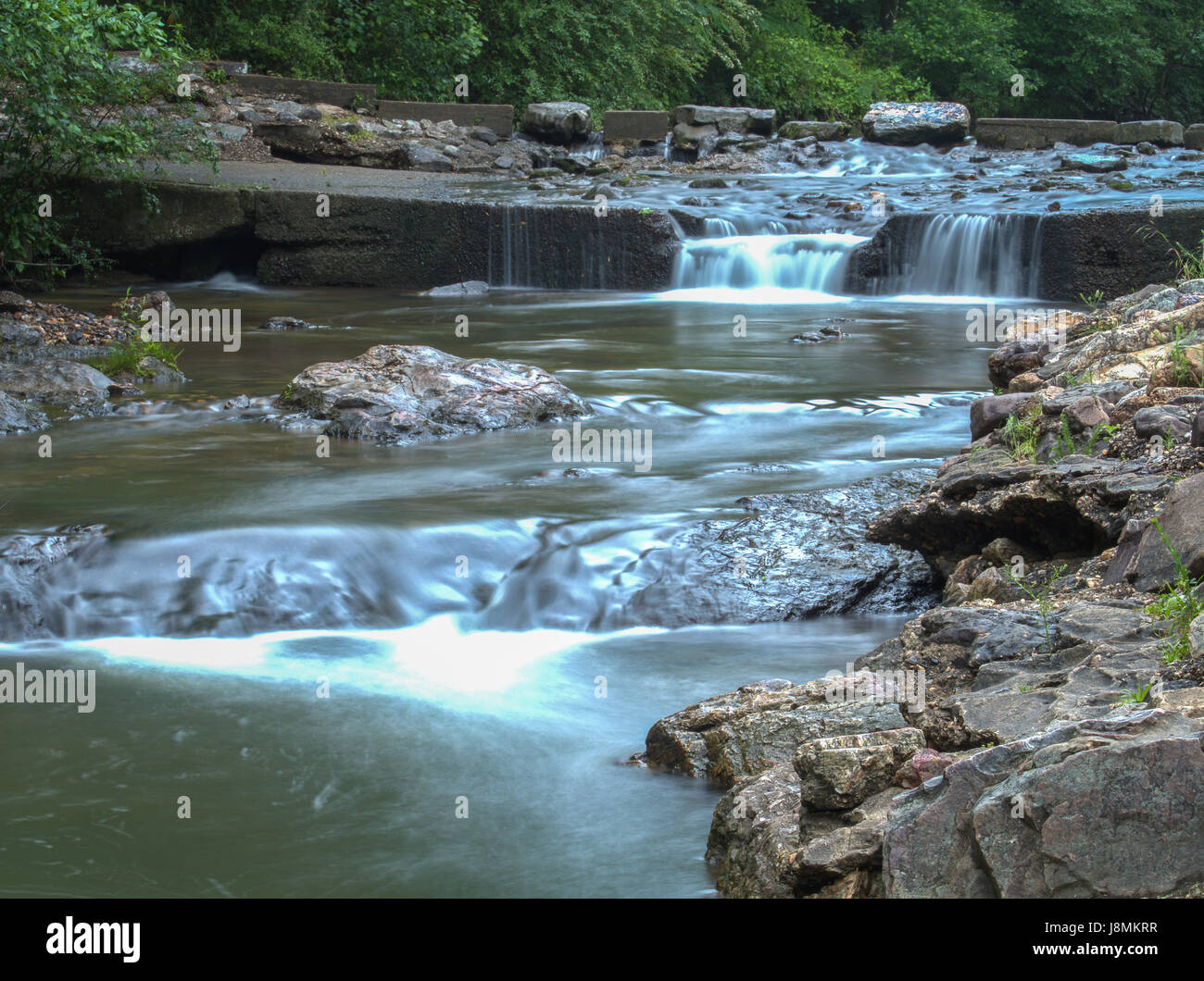 Image faite à Hot Springs National Park, Arkansas, au début de mai de 2017. Banque D'Images