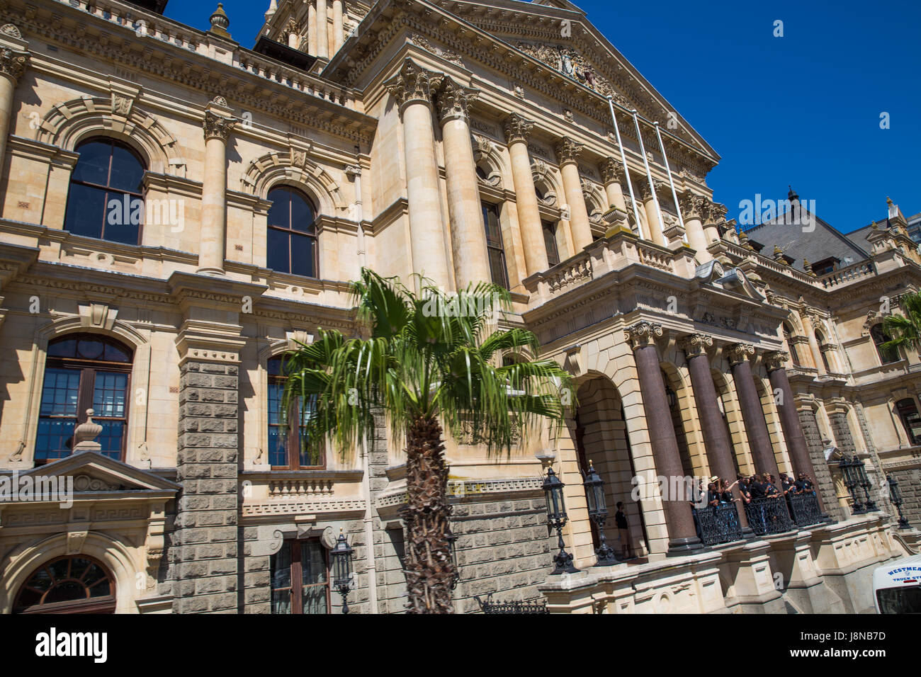 Cape Town, Afrique du Sud - 28 janvier 2015 : visite de la ville de Cape Town avec le bus Banque D'Images