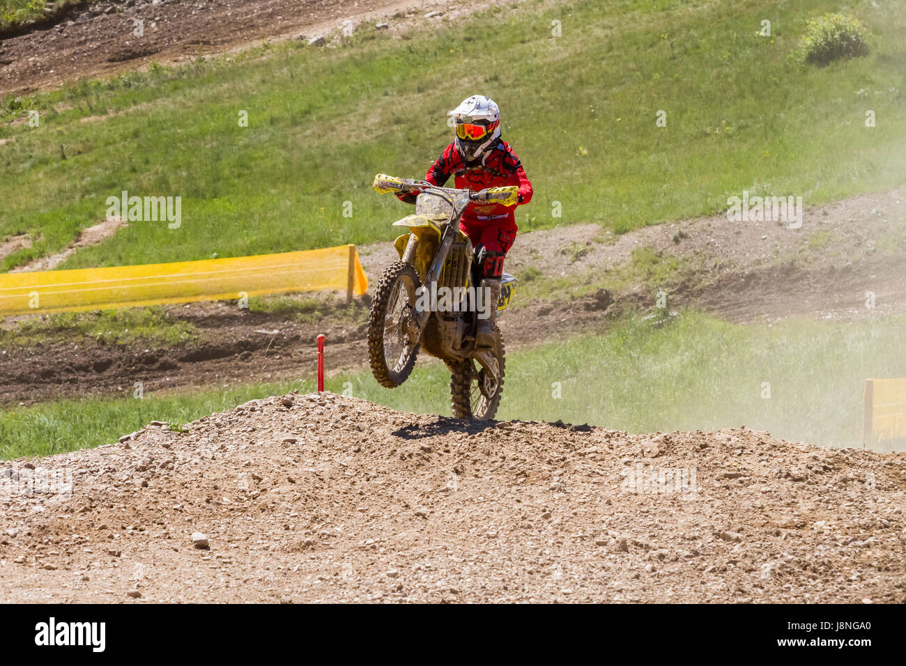 Motocross Kleinhau - 1er barrage femmes chaleur Meisterschaft - 27 mai 2017 - Kleinhau, Hürtgen, North Rhine Westphalia, NRW, Germany, Europe Banque D'Images