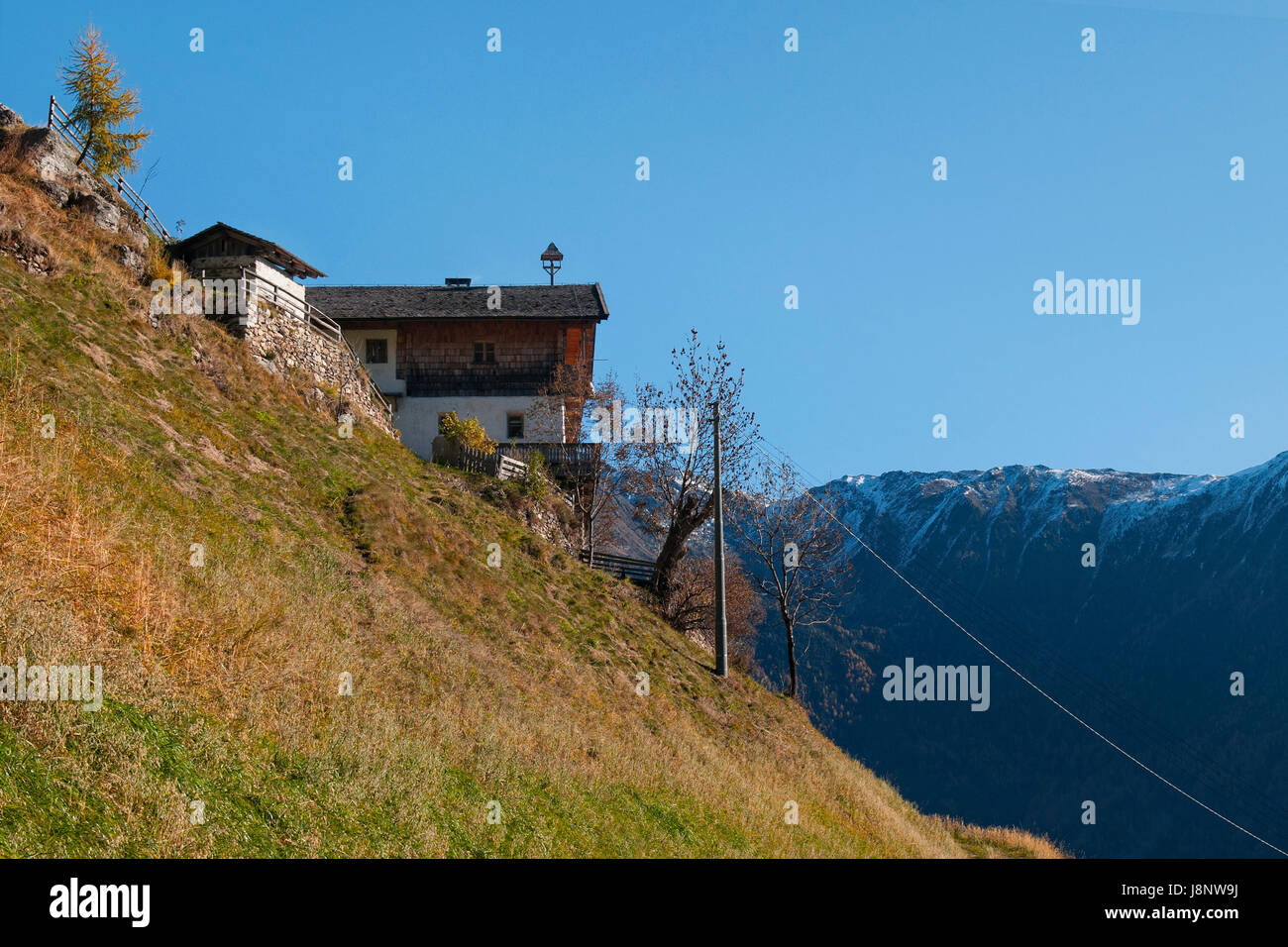 Montagne, randonnée pédestre, randonnée, randonnée, le Tyrol du Sud, l'arrière-plan de montagnes, Banque D'Images
