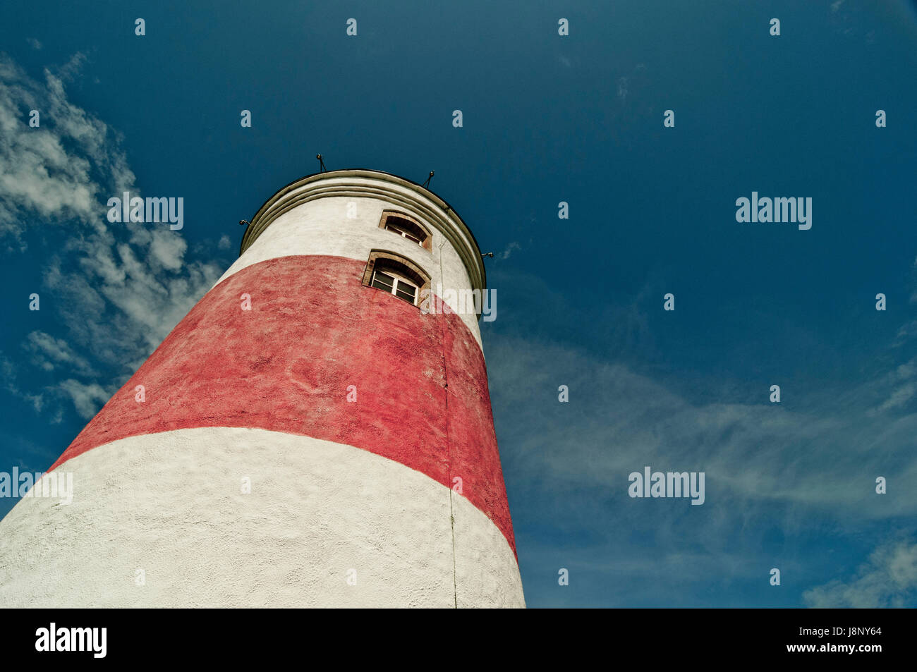 Leuchtturm against sky Banque D'Images