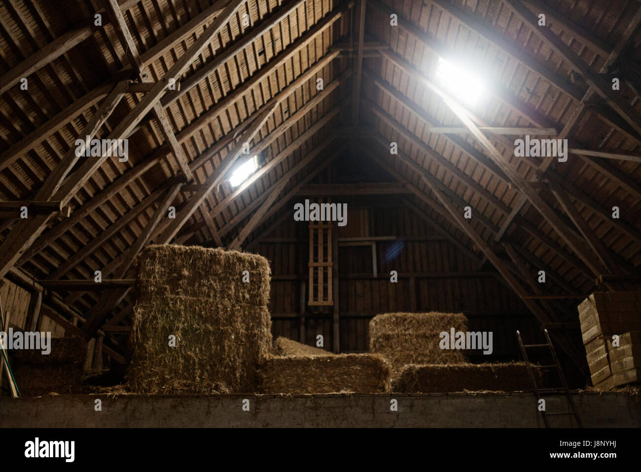 Botte in barn Banque D'Images