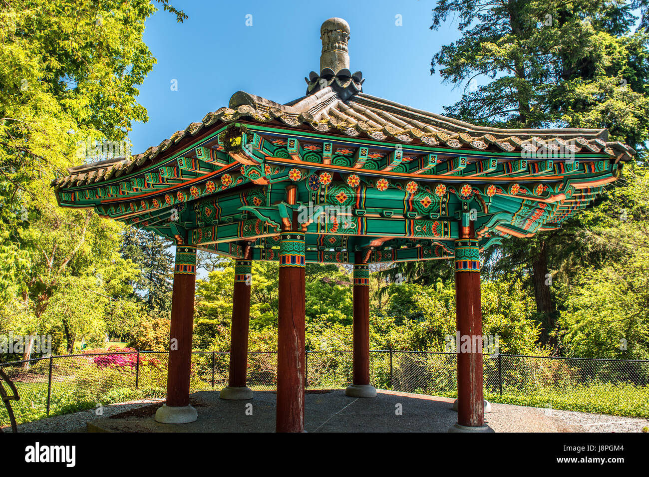 Oriental Garden House Banque D'Images