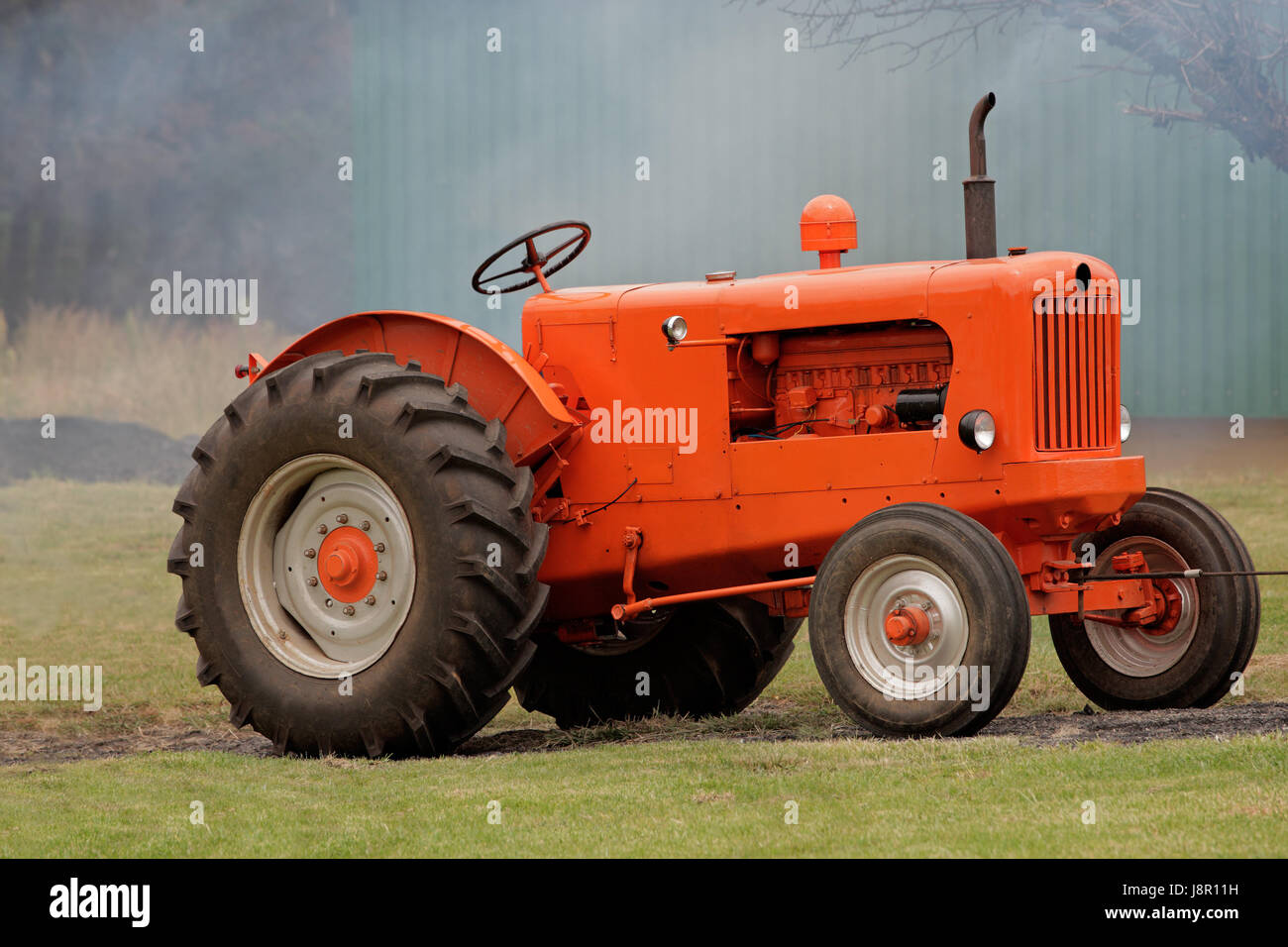 La circulation, les transports, l'antique, vintage, véhicule, tracteur, ferme, de l'équipement, Banque D'Images