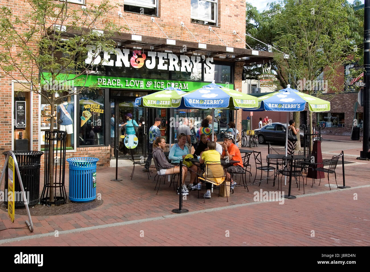 Church Street Marketplace - Burlington, Vermont, USA Banque D'Images