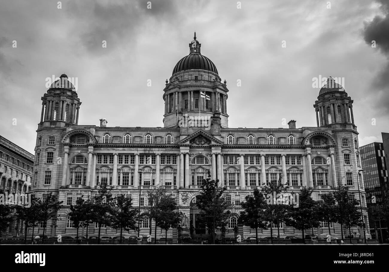 Le port de Liverpool Building Banque D'Images