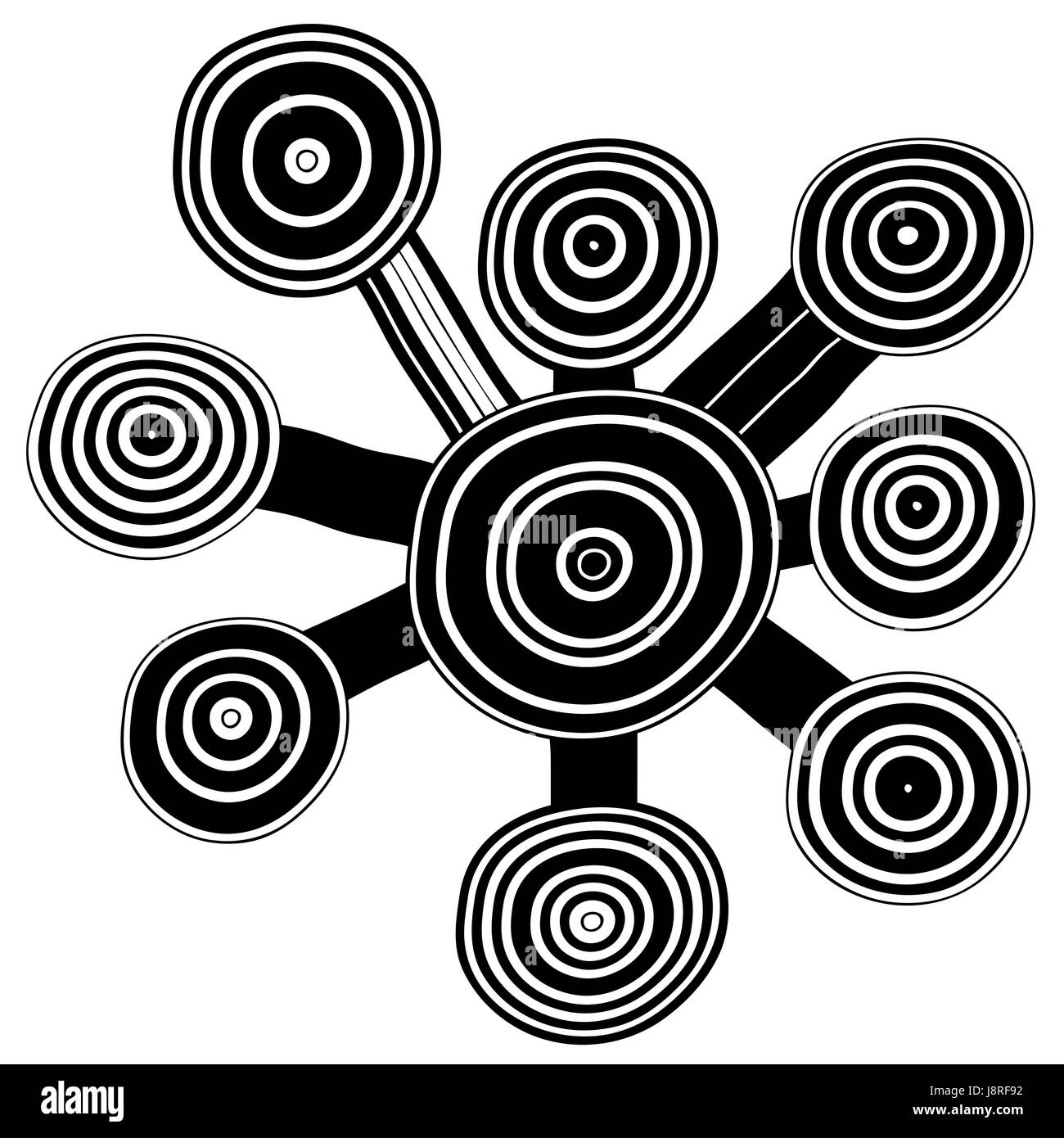 L'art, de l'ornement, décoration, résumé, les anciens, les autochtones, l'art, de la culture, Banque D'Images