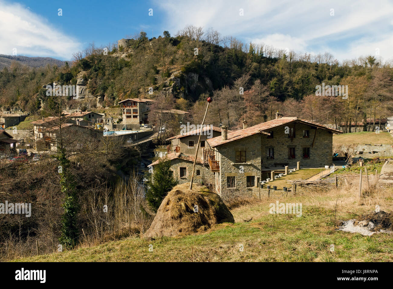 Bâtiment, maison, maisons, d'architecture, ville, ville, monument, pierre, antique, Banque D'Images