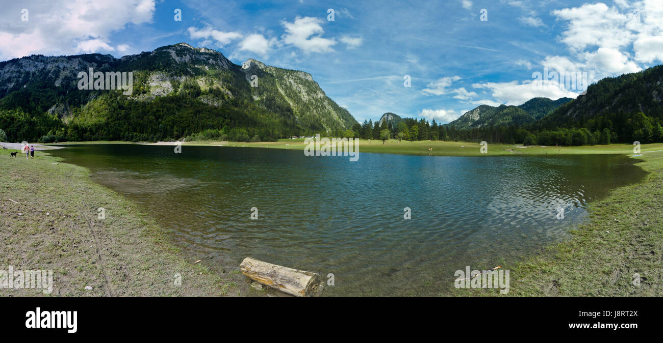 Montagnes, Alpes, Bavaria, sel, eau de mer, océan, eau, montagne, bleu, Banque D'Images