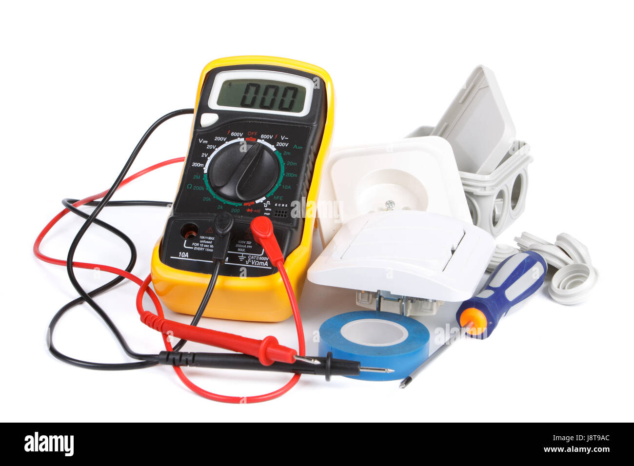 Outil, détail, l'électronique, mesuré, sured, mesurer, de l'énergie, l'alimentation, Banque D'Images