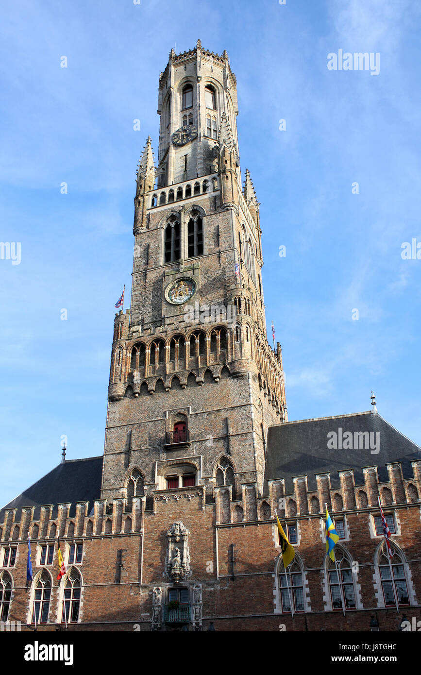 Tower, historiques, la Belgique, le style de la construction, de l'architecture, de l'architecture Banque D'Images Tower, historiques, la Belgique, le style de la construction, de l'architecture, de l'architecture Banque D'Images