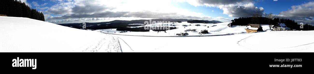 Panorama sur breitnau Banque D'Images