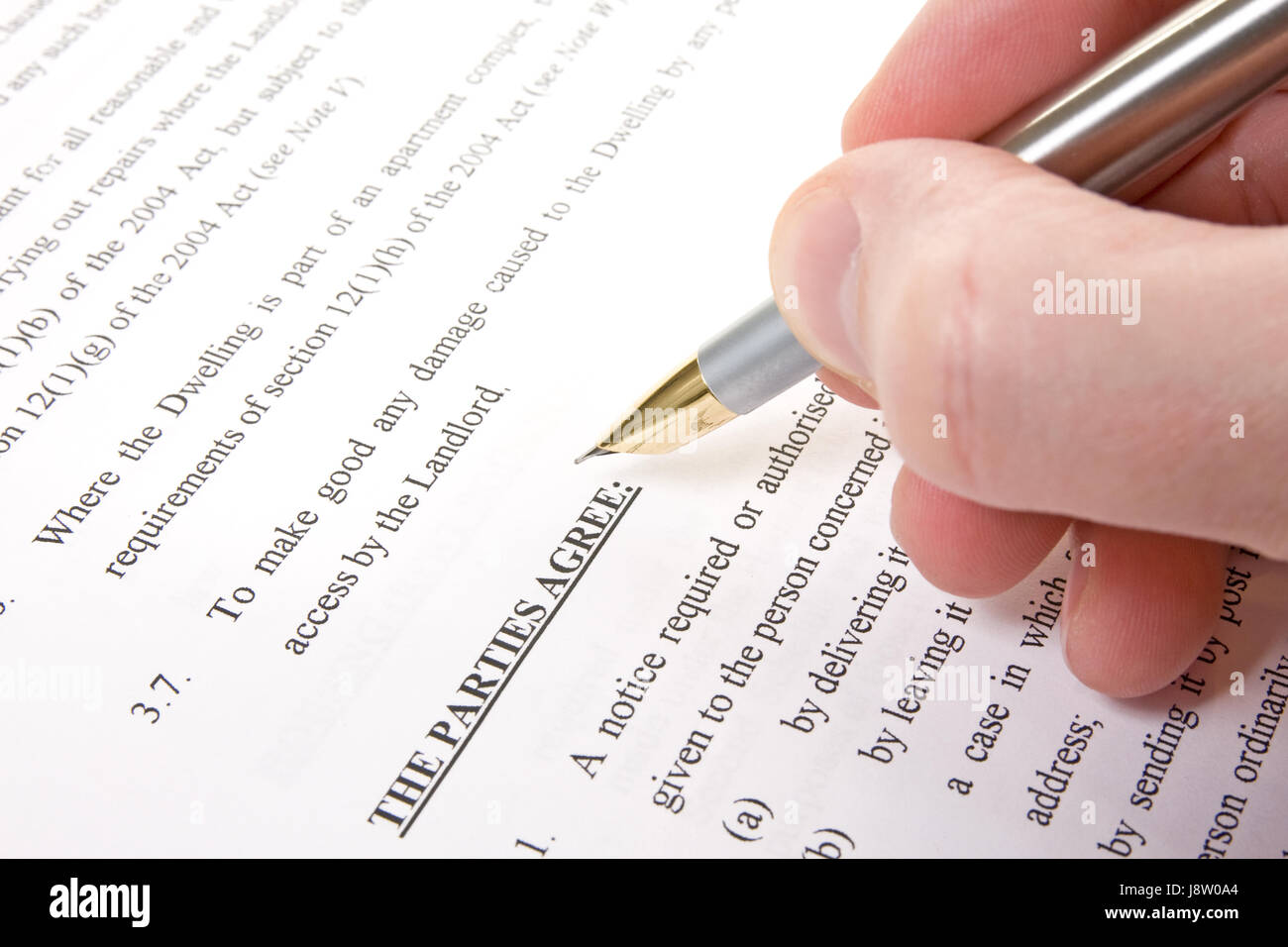 Contrat, d'affaires, les traiter, transaction d'affaires, affaires, affaires, Banque D'Images