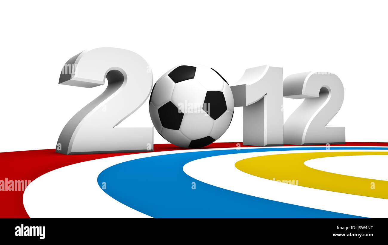 Euro 2012 Football Banque D'Images
