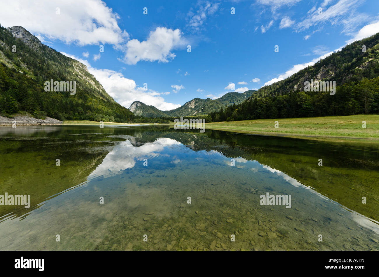 Montagnes, Alpes, Bavaria, sel, eau de mer, océan, eau, montagne, bleu, Banque D'Images