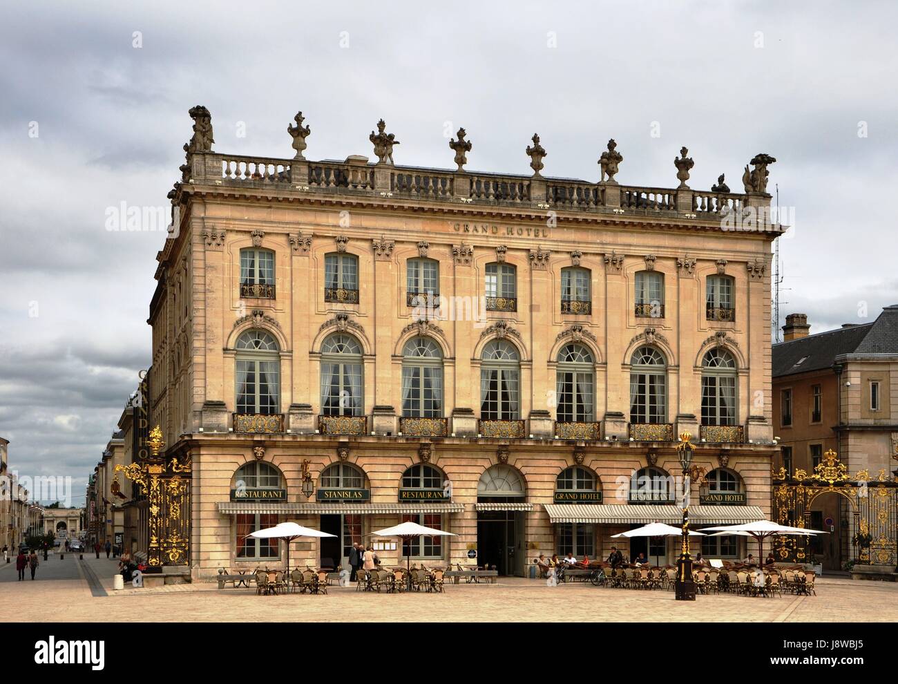 Cathédrale, l''hotel, Lorraine, marron, brunâtre, brunette, Dome, croix, cathédrale, Banque D'Images