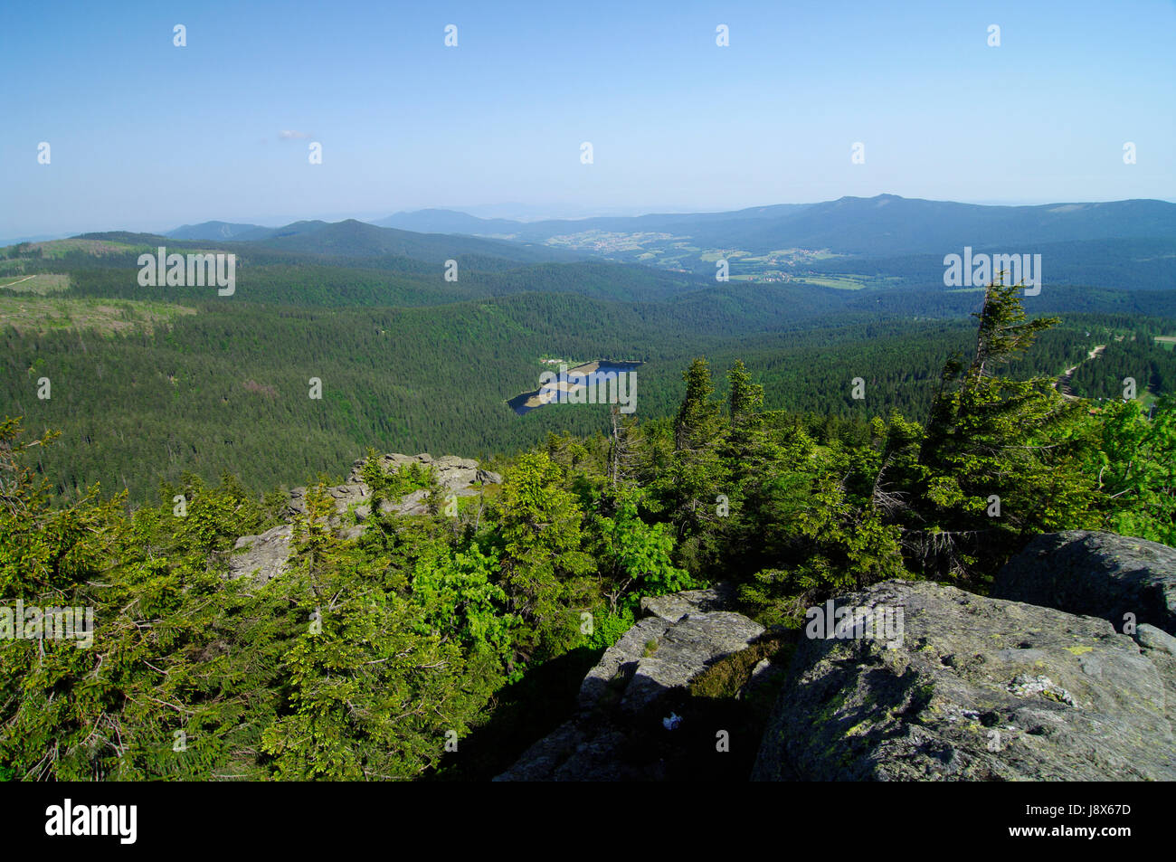 Parc national de la forêt bavaroise,,, voyages, église, ville, ville, environnement, Banque D'Images