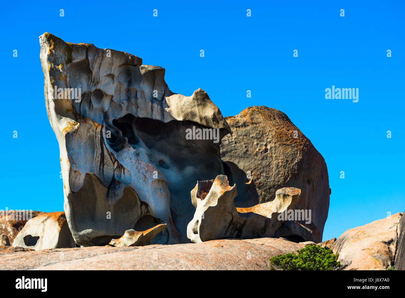 Remarkable Rocks, parc national de Flinders Chase, Kangaroo Island, Australie du Sud. Banque D'Images