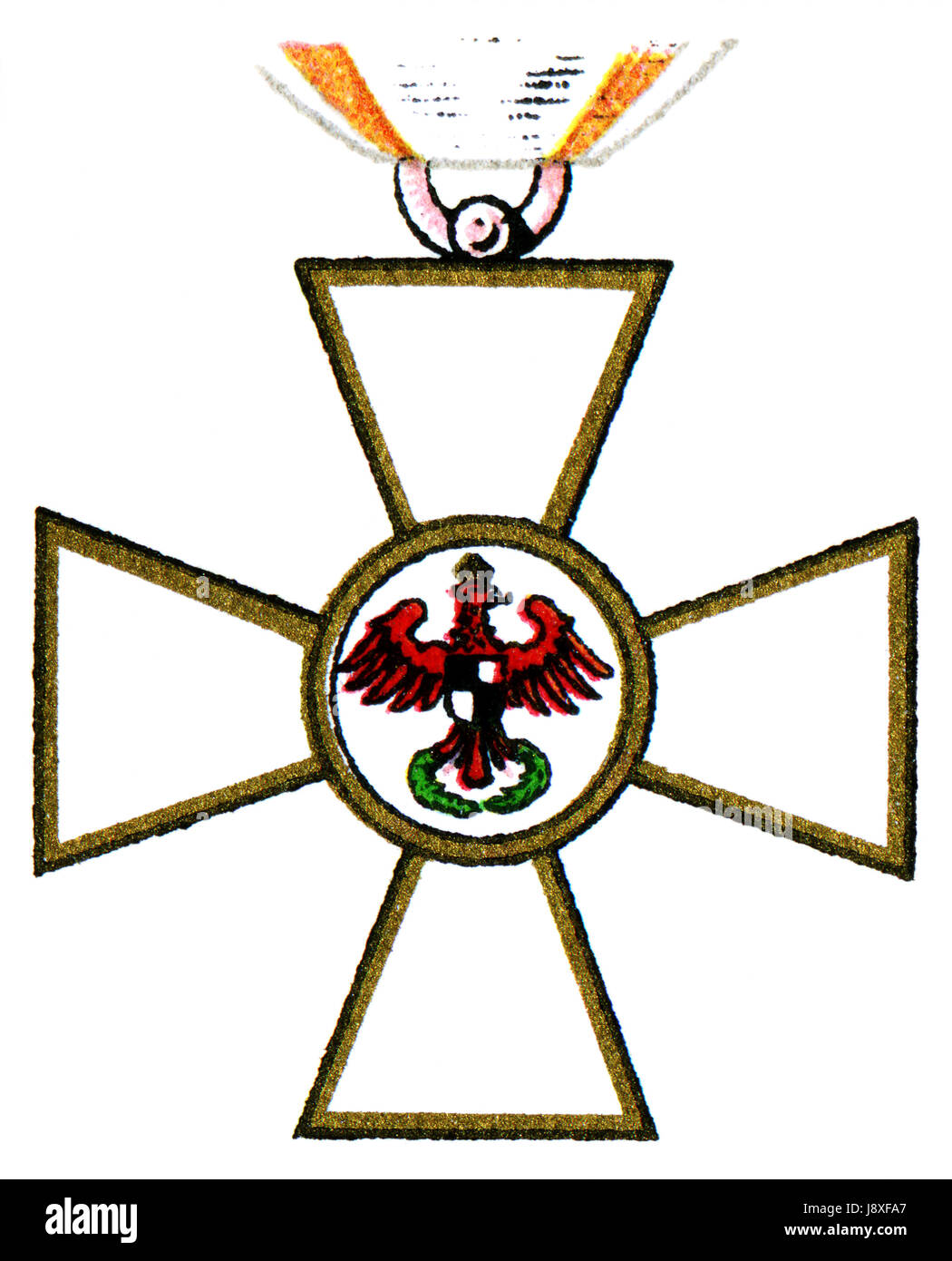 Croix, Allemagne, République fédérale allemande, la Prusse, chevalier, l'ordre, de l'emblème, croix, Banque D'Images