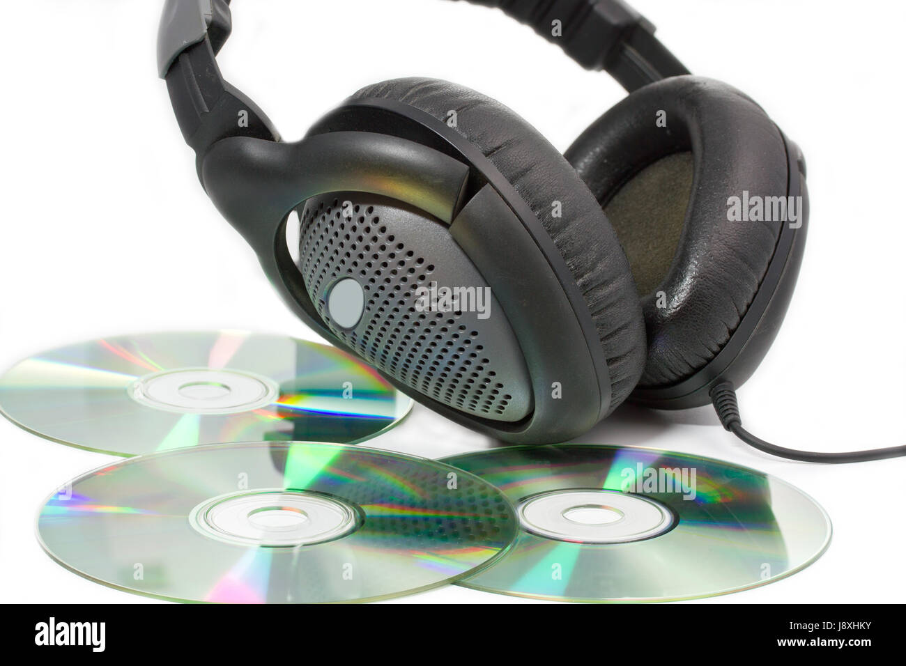 Musique, CD, copie piratée, audio, d'écouter, de la musique, le son, moderne, modernité, Banque D'Images