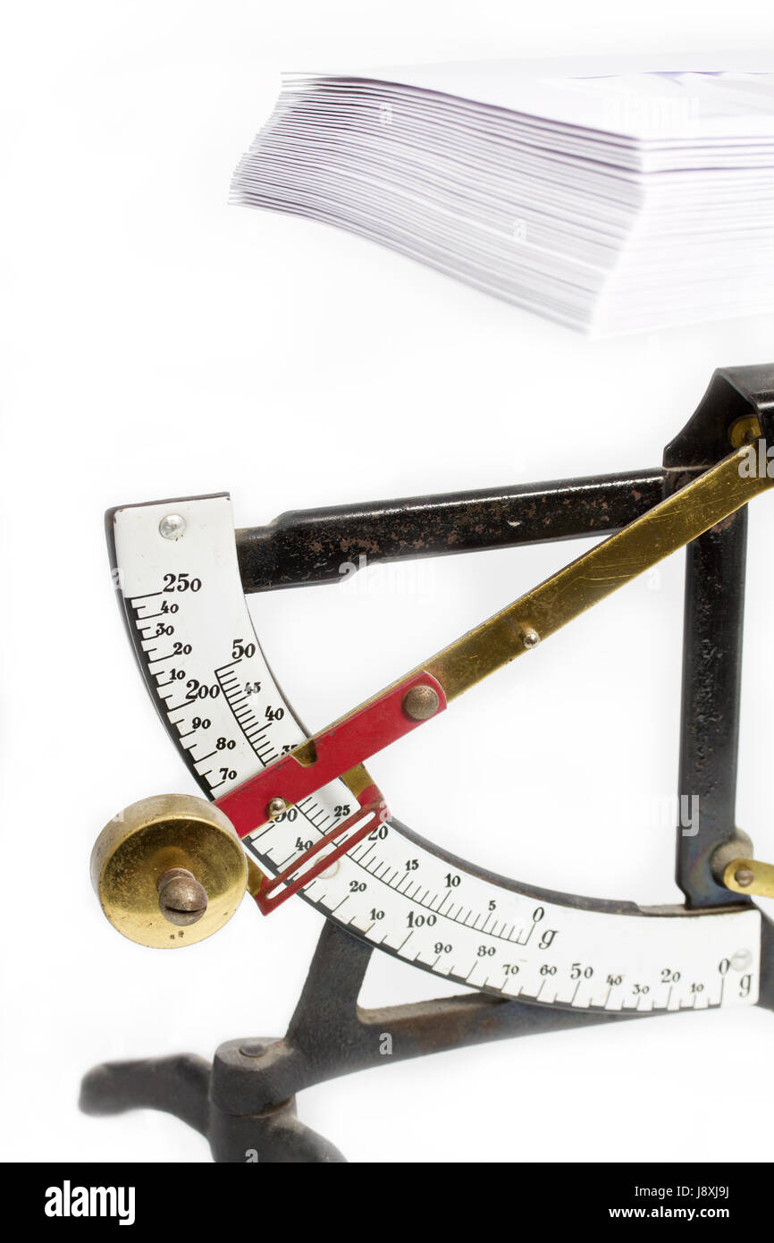 Lettre à l'ancienne échelle avec des lettres Banque D'Images