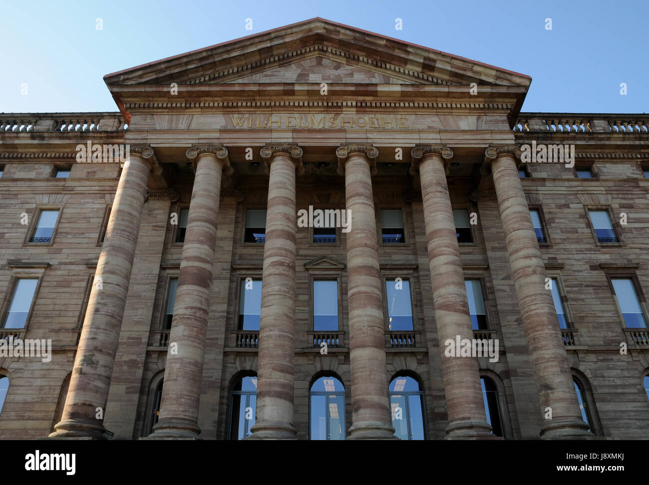 Château kassel wilhelmshhe Banque D'Images