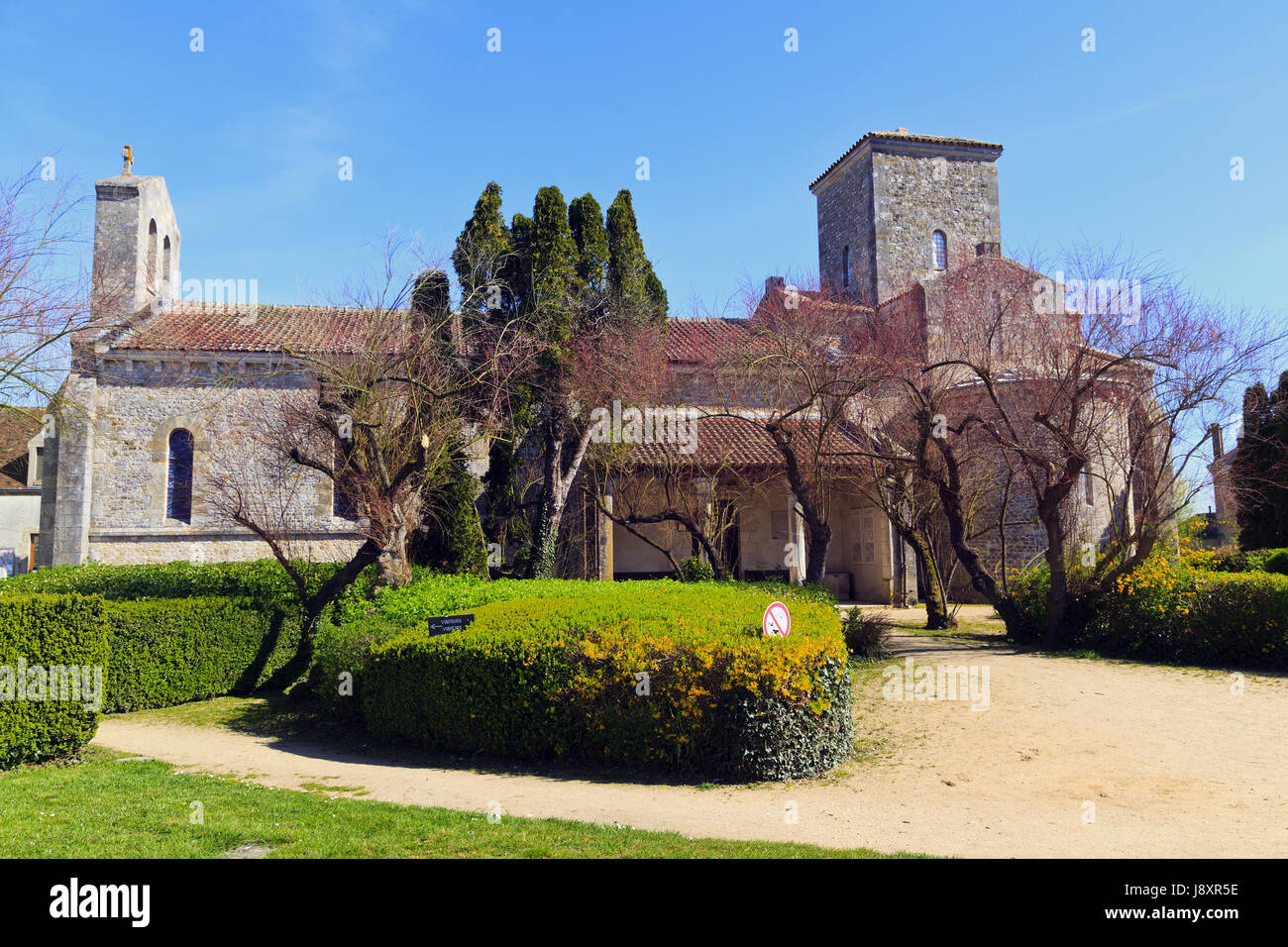 9e siècle, l'Oratoire carolingien de germigny-des-Prés, la Loiret, France Banque D'Images 9e siècle, l'Oratoire carolingien de germigny-des-Prés, la Loiret, France Banque D'Images