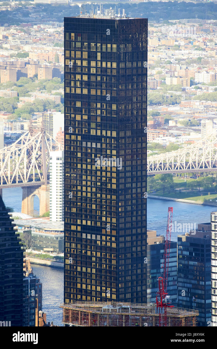 Trump World tower gratte-ciel résidentiel Manhattan New York USA Banque D'Images