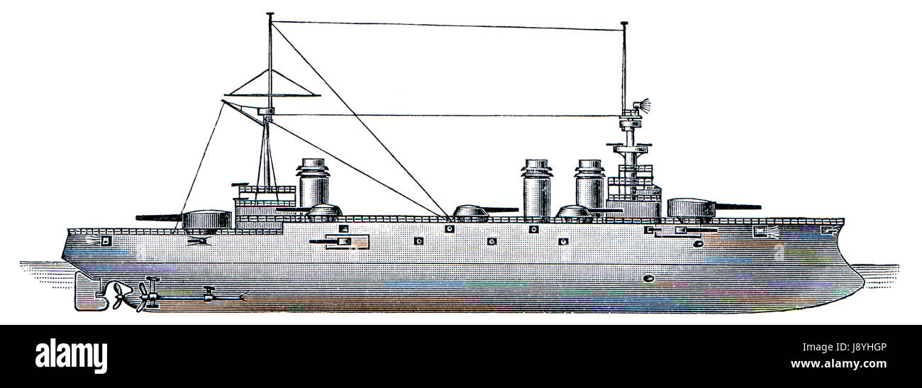 La France, l'arme à feu, arme à feu, français, cuirassé, le bras, l'arme, historique, de la marine, Banque D'Images