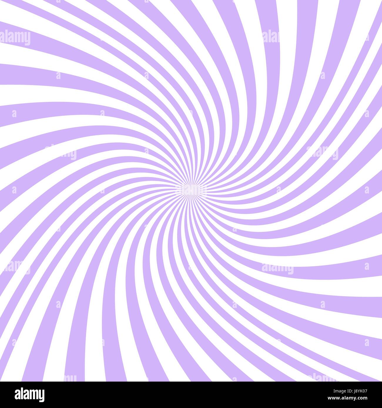 Arrière-plan en spirale à partir de rayons violet et blanc Illustration de Vecteur