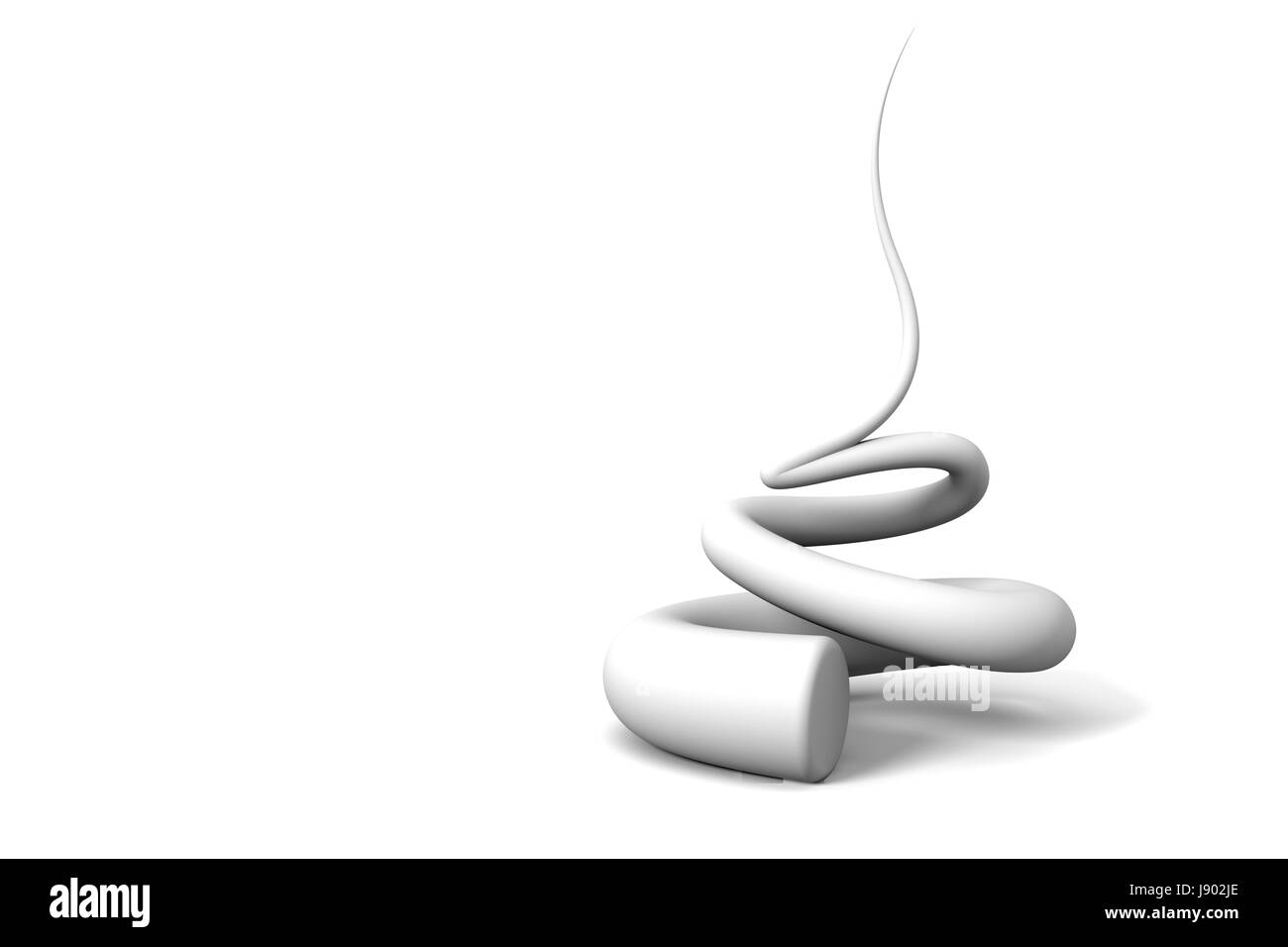 Art, culture, isolé, graphique, tourner, virevolter, sculpture, soft, illustration, Banque D'Images