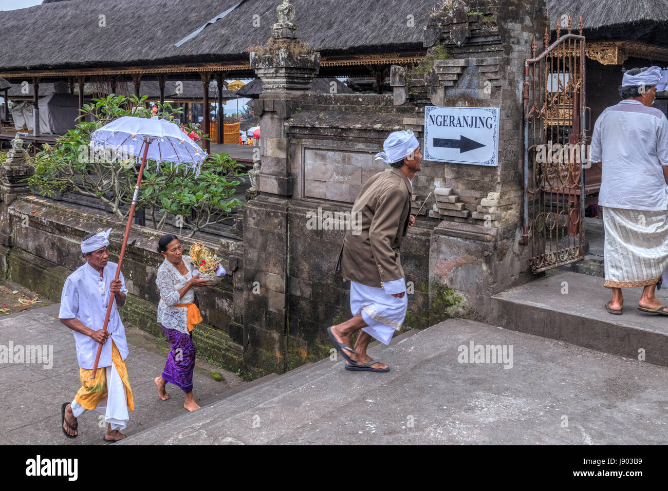 Pura Besakih, Bali, Indonésie, Asie Banque D'Images