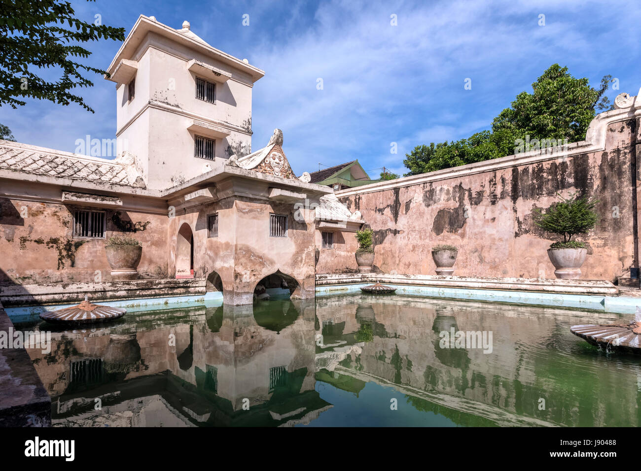 Palais aquatique Taman Sari,, Yogyakarta, Java, Indonésie, Asie Banque D'Images