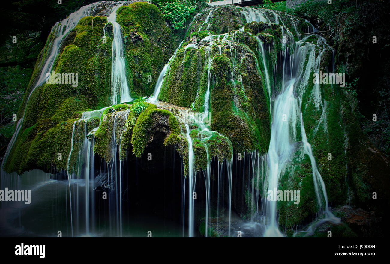 Bigar cascade, une des plus belles d'Europe, Caras Severin, Roumanie Banque D'Images