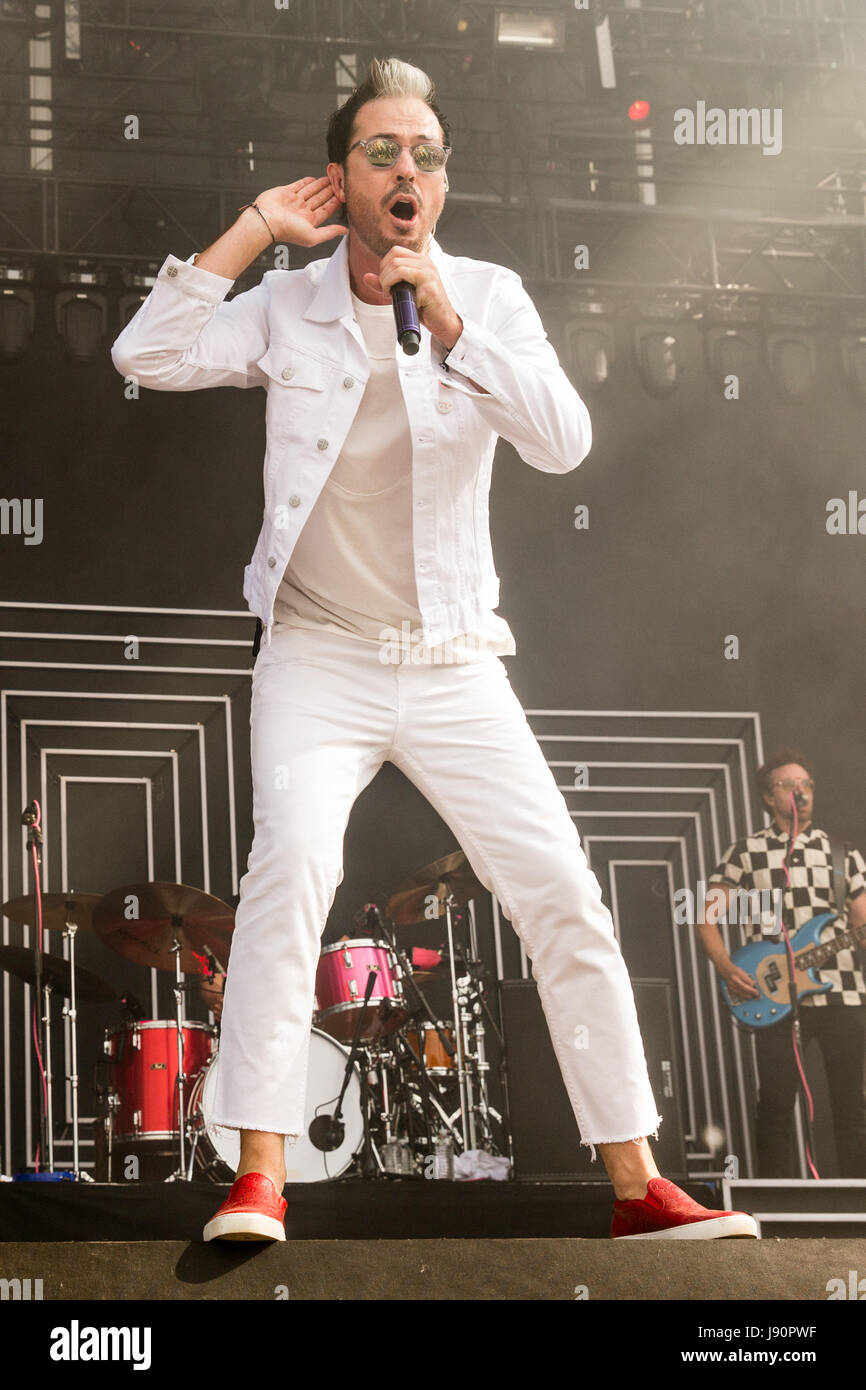 Napa, Californie, USA. 26 mai, 2017. MICHAEL FITZPATRICK ET JOSEPH KARNES de Fitz et la colère pendant l'BottleRock Music Festival à Napa Valley Napa, Californie Crédit : Daniel DeSlover/ZUMA/Alamy Fil Live News Banque D'Images