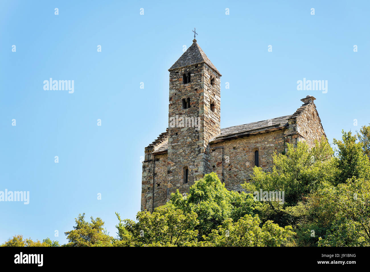Chapelle de trois saints à Sion, Canton du Valais, Suisse. Banque D'Images