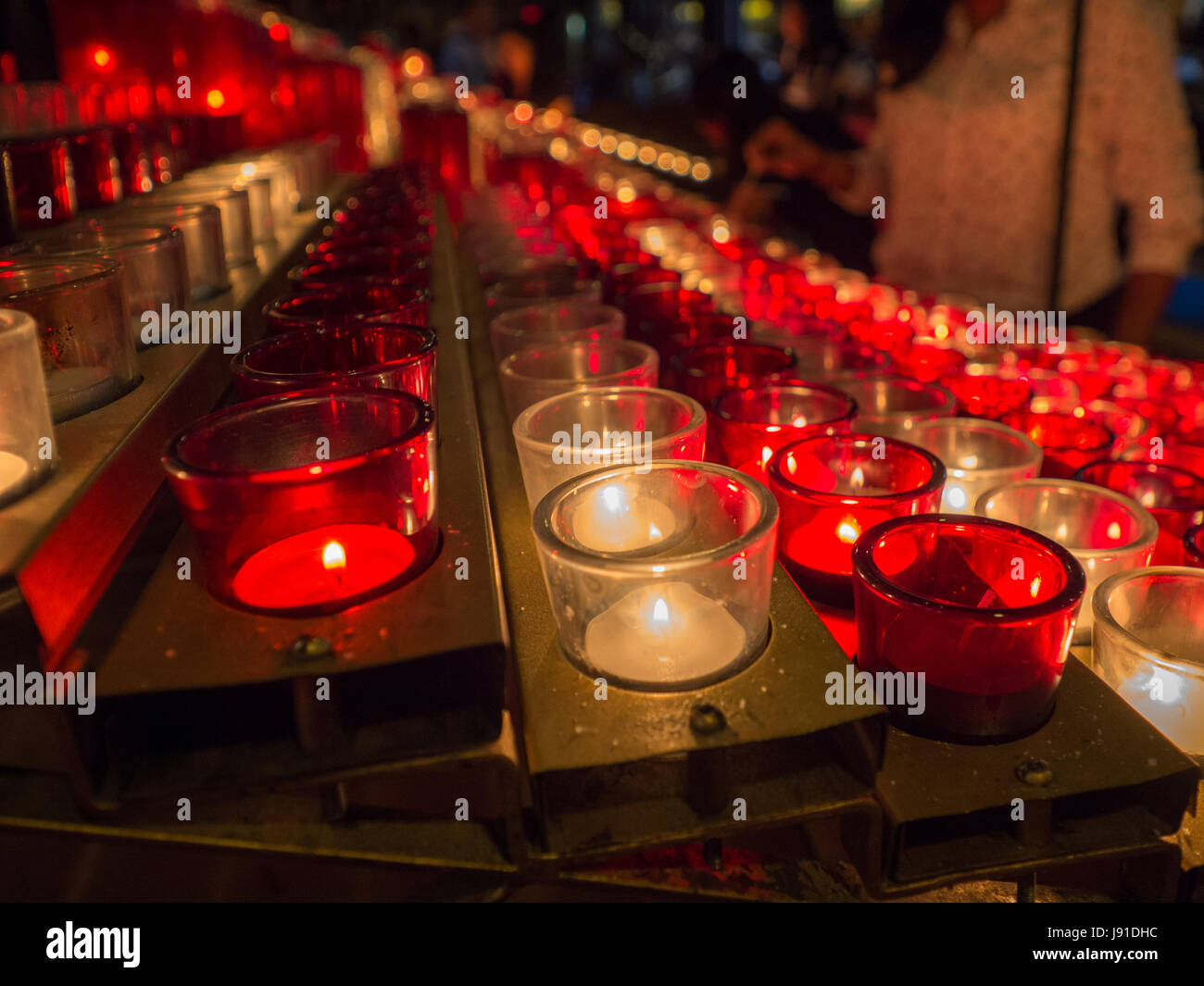 La basilique Notre-Dame, Montréal Banque D'Images