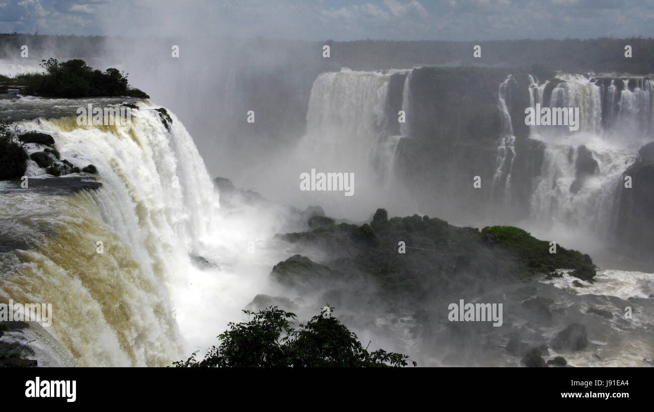 L'Argentine, l'Amérique du Sud, les chutes d'eau, maison de vacances, vacances, vacances, vacances, Banque D'Images