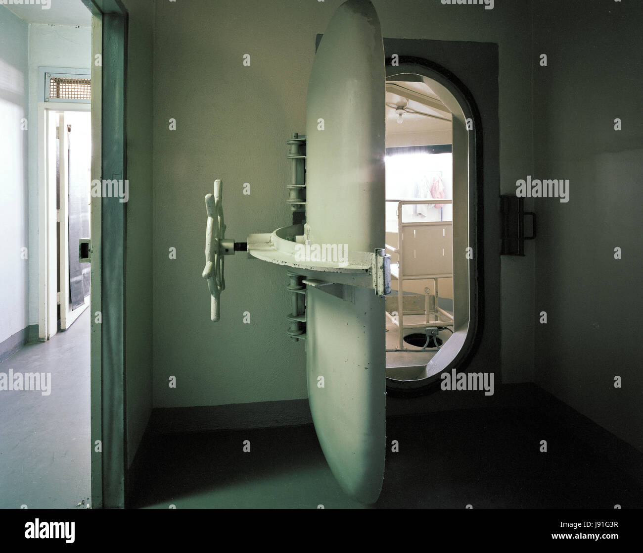 Chambre à gaz, Pénitencier de l'État du Nevada, Carson City, NV Banque D'Images
