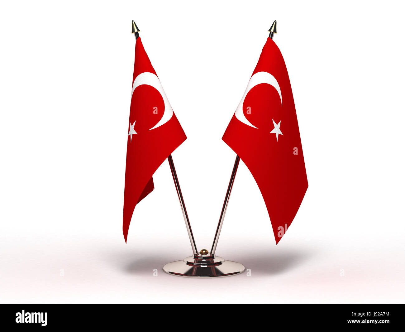 La Turquie, turque, réunion, conférence, diplomatie, rencontrez, lune, petite, petite, Banque D'Images