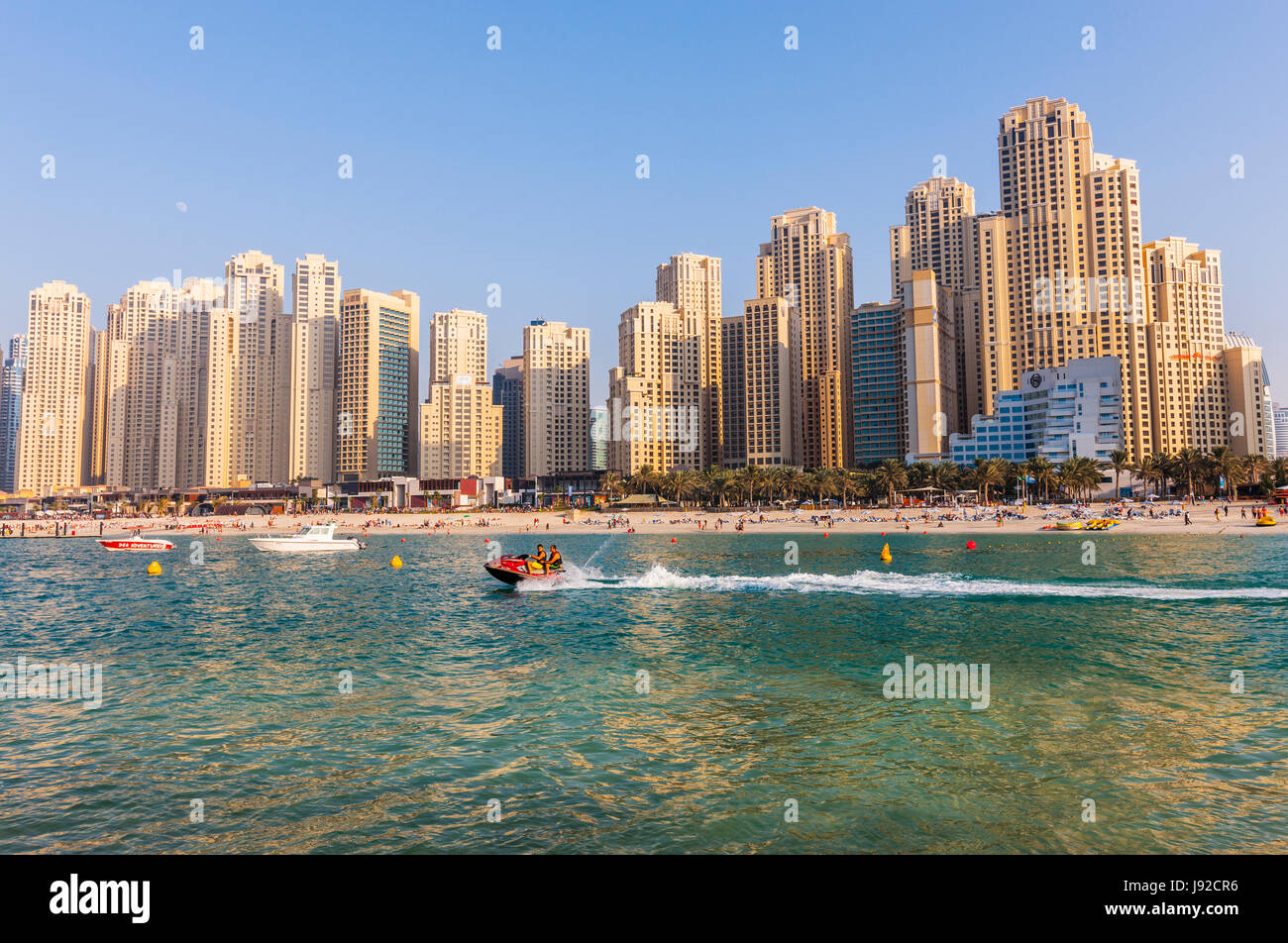 Dubai Jumeirah Beach Banque D'Images