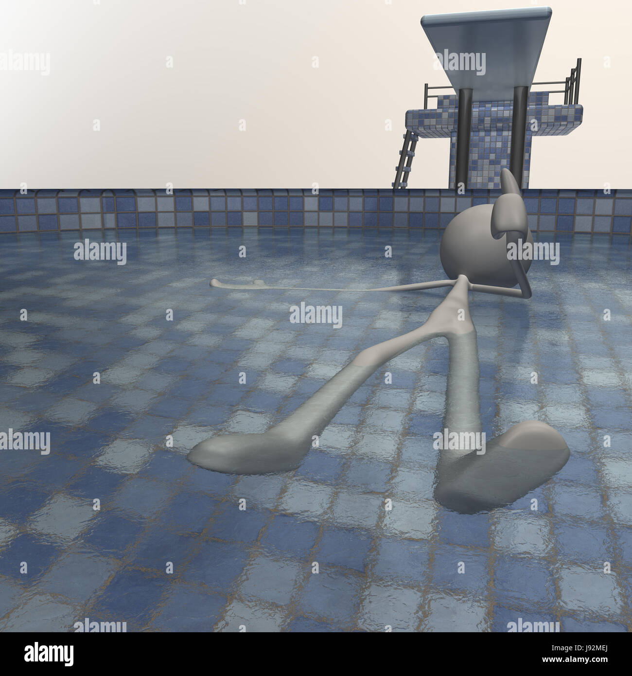 Abstract, cartoon, la conception, l'élaboration, la formation, la forme, le modèle, la figure, natation, Banque D'Images