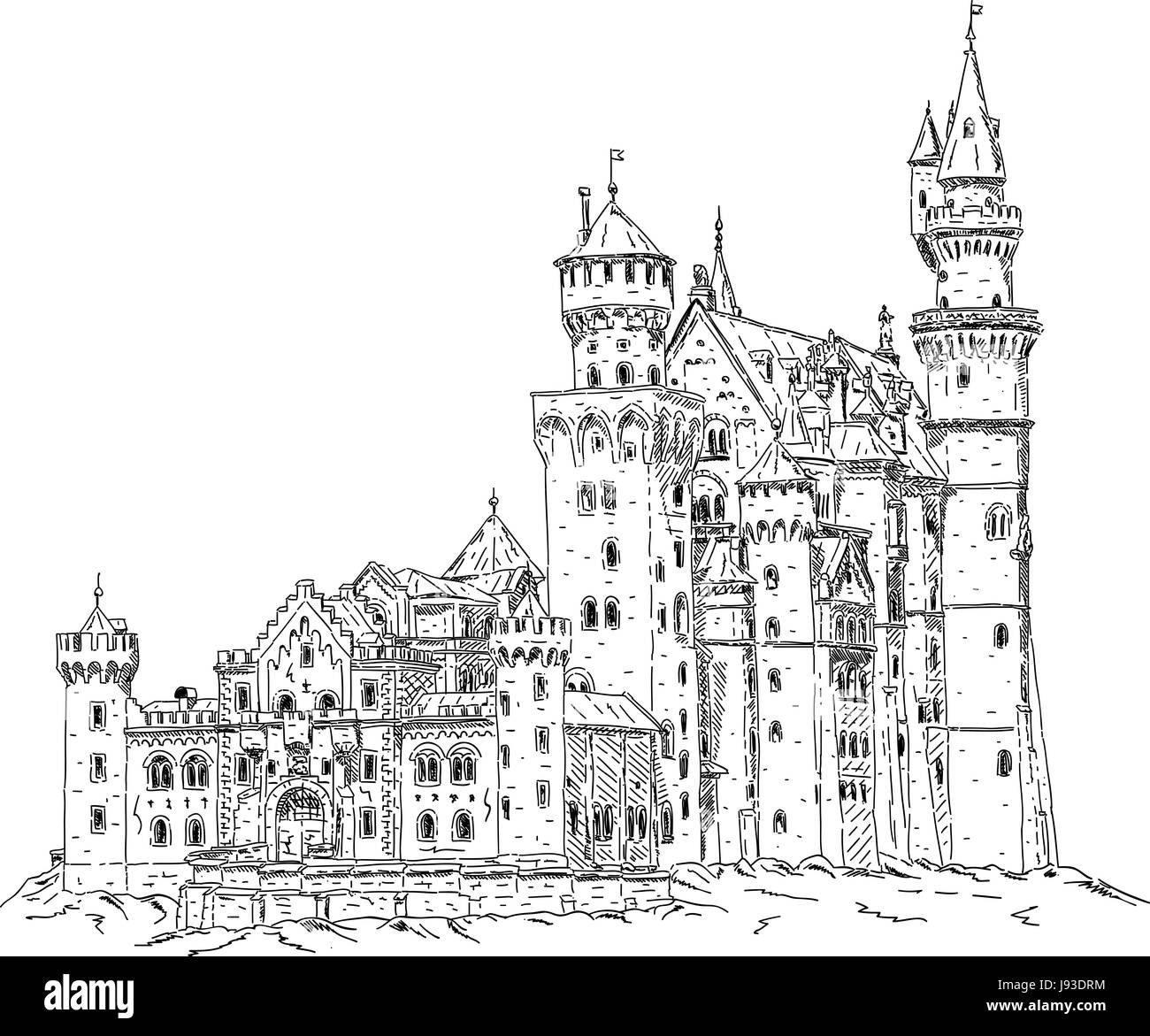 Isolée, couleur, noir, de teint basané, jetblack, deep black, illustration, peinture, Banque D'Images